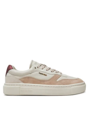 Zdjęcie produktu Calvin Klein Sneakersy Cupsole Lace Up W/Ml Mix M HW0HW02114 Beżowy
