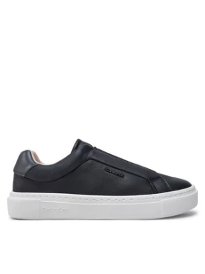 Calvin Klein Sneakersy Cupsole Slip On W/Ml HW0HW02289 Czarny