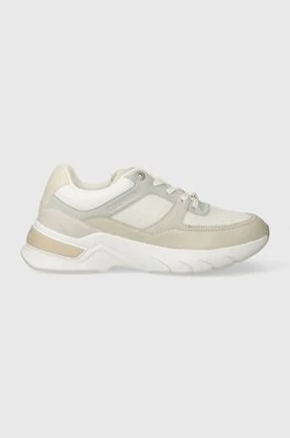 Calvin Klein sneakersy ELEVATED RUNNER - MONO MIX kolor beżowy HW0HW01869