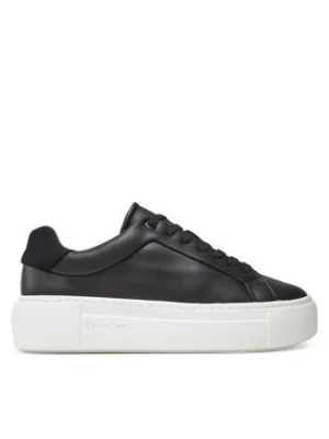 Calvin Klein Sneakersy Ff Cupsole Lace Up Lth HW0HW02570 Czarny