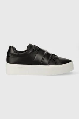 Calvin Klein sneakersy FLATFORM CUPSOLE SLIP ON W/HW kolor czarny HW0HW01862