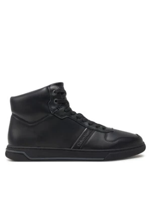 Calvin Klein Sneakersy High Top Lace Up Logo HM0HM01492 Czarny