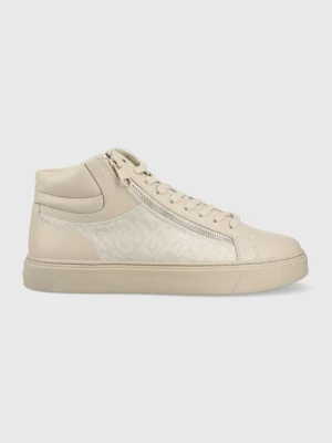 Zdjęcie produktu Calvin Klein sneakersy HIGH TOP LACE UP W/Z kolor beżowy HM0HM01046