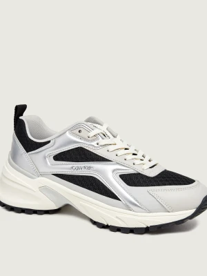 Calvin Klein Sneakersy Hike Run srebrny