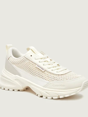 Calvin Klein Sneakersy HIKE RUNNER kremowy