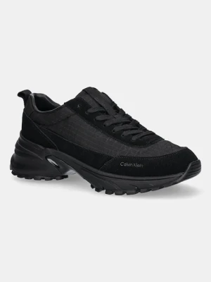 Calvin Klein sneakersy HIKE RUNNER CASUAL NY-SU AOP męskie kolor czarny YM0YM01378