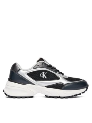 Calvin Klein Sneakersy Hike Runner Lace Up Mesh Mix Met YW0YW02063 Kolorowy
