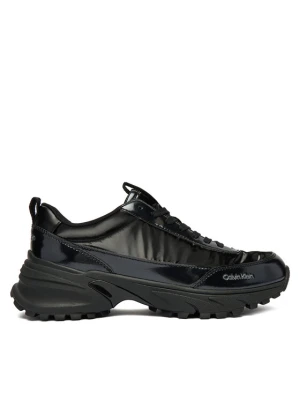 Calvin Klein Sneakersy Hike Runner Lace Up Pearl Ny YW0YW02043 Czarny