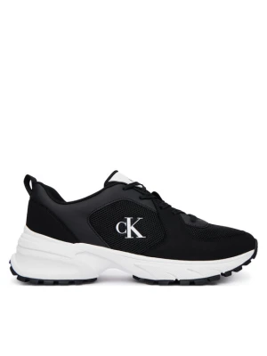 Calvin Klein Sneakersy Hike Runner Lace Up Su Mesh HM0HM02448 Czarny