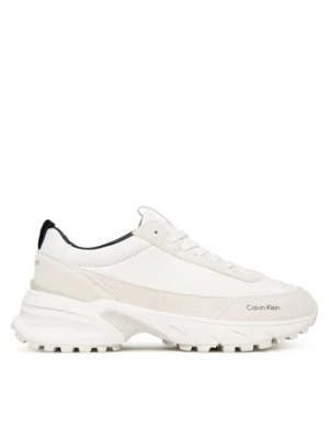 Calvin Klein Sneakersy Hike Runner Mg Nylon Mix YW0YW02075 Biały