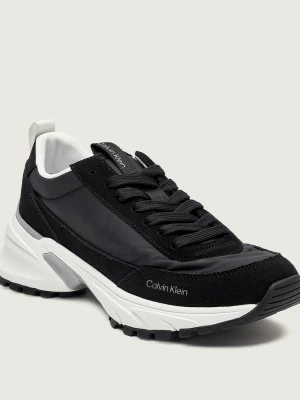 Calvin Klein Sneakersy HIKE RUNNER | zamsz czarny