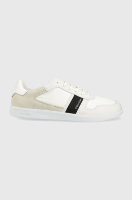 Calvin Klein sneakersy LOW TOP LACE UP MIX kolor biały HM0HM00491