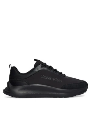 Calvin Klein Sneakersy Light Eva Run Ess Lac Ny-Su Wmn HW0HW03293 Czarny