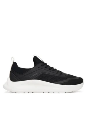 Calvin Klein Sneakersy Light Eva Run Sock Mesh Lycra HW0HW03023 Beżowy
