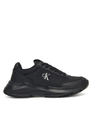 Calvin Klein Sneakersy Low Cut Lace Up V3A9-83105-1695 S Czarny
