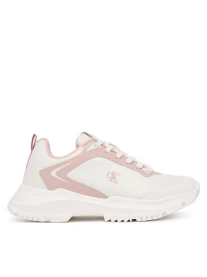 Calvin Klein Sneakersy Low Cut Lace-Up V3A9-83233-1844 S Biały