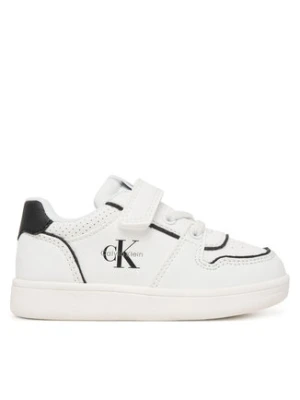 Calvin Klein Sneakersy Low Cut Lace-Up/Velcro V1X9-83278-1355 M Biały