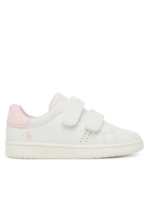 Calvin Klein Sneakersy Low Cut Velcro Sneaker V1A9-83087-1355 S Biały