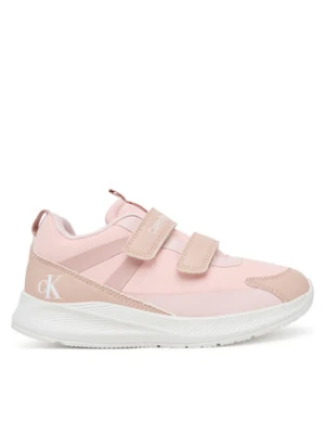 Calvin Klein Sneakersy Low Cut Velcro Sneaker V1A9-83102-1845 D Różowy