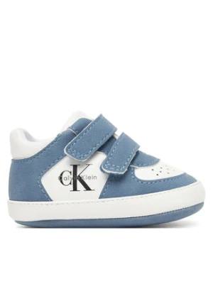 Calvin Klein Sneakersy Low Cut Velcro V0B9-83146-1755 Niebieski