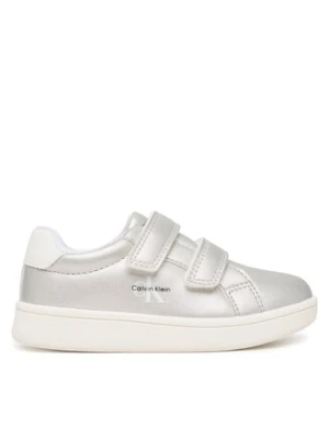 Calvin Klein Sneakersy Low Cut Velcro V1A9-83205-0376 M Srebrny