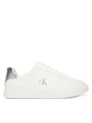 Calvin Klein Sneakersy Low Pro Cups Laceup Lth Met HW0HW02846 Biały