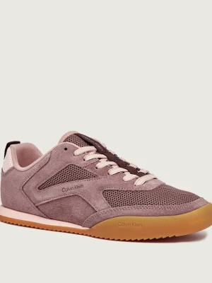 Calvin Klein Sneakersy Low Pro Runner | zamsz fioletowy