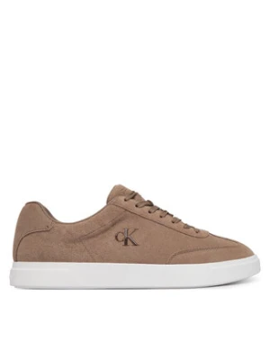 Calvin Klein Sneakersy Low Prof Cupsole Wt Su HM0HM02201 Beżowy