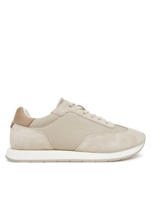 Calvin Klein Sneakersy Low Prof Runn Laceup Cv Mix HM0HM01723 Beżowy