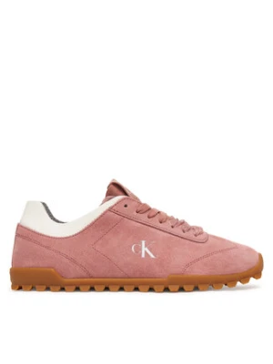 Calvin Klein Sneakersy Low Profile Run MG Sue HW0HW03150 Różowy