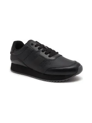 Calvin Klein Sneakersy LOW TOP LACE UP HEAT | z dodatkiem skóry