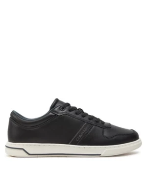 Calvin Klein Sneakersy Low Top Lace Up Logo HM0HM01491 Czarny