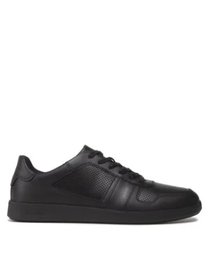 Calvin Klein Sneakersy Low Top Lace Up Lth HM0HM00471 Czarny
