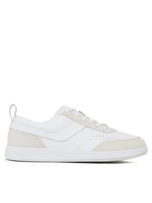 Calvin Klein Sneakersy Low Top Lace Up Lth Mix HM0HM00851 Biały