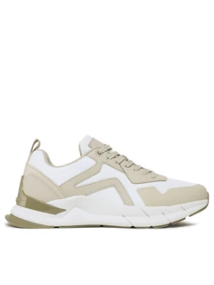 Calvin Klein Sneakersy Low Top Lace Up Mix HM0HM00867 Beżowy