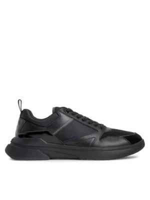 Calvin Klein Sneakersy Low Top Lace Up Mix HM0HM01044 Czarny