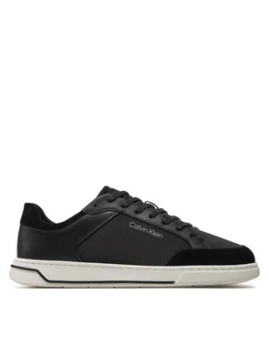 Calvin Klein Sneakersy Low Top Lace Up Mix HM0HM01395 Czarny