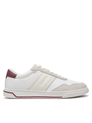 Calvin Klein Sneakersy Low Top Lace Up Mix HM0HM01548 Biały