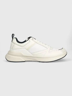 Calvin Klein sneakersy LOW TOP LACE UP MIX kolor beżowy HM0HM01044