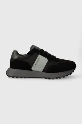 Calvin Klein sneakersy LOW TOP LACE UP MIX kolor czarny HM0HM00497