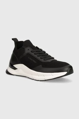Calvin Klein sneakersy LOW TOP LACE UP MIX kolor czarny HM0HM00918