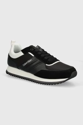 Calvin Klein sneakersy LOW TOP LACE UP MIX kolor czarny HM0HM01399