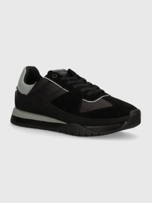 Calvin Klein sneakersy LOW TOP LACE UP MIX kolor czarny HM0HM01403