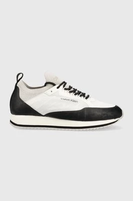 Calvin Klein sneakersy LOW TOP LACE UP NYLON kolor biały HM0HM00921
