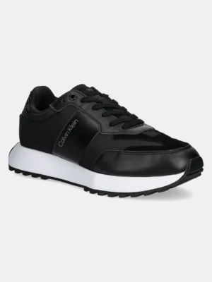 Calvin Klein sneakersy LOW TOP LACE UP NYLON WOVEN kolor czarny HM0HM01841