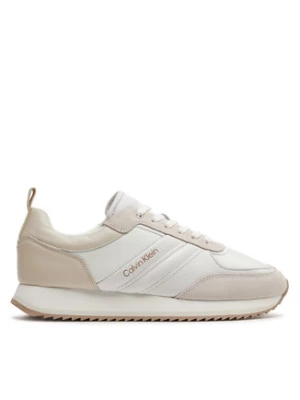 Calvin Klein Sneakersy Low Top Lace Up Repr HM0HM01170 Beżowy