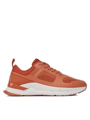 Calvin Klein Sneakersy Low Top Lace Up Tech HM0HM01283 Brązowy