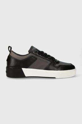 Calvin Klein sneakersy LOW TOP LACE UP W/ HEATBOND PET kolor czarny HM0HM01290