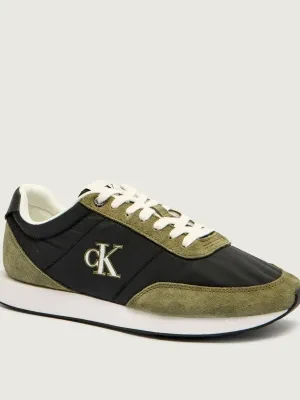 Calvin Klein Sneakersy RETRO | z dodatkiem skóry