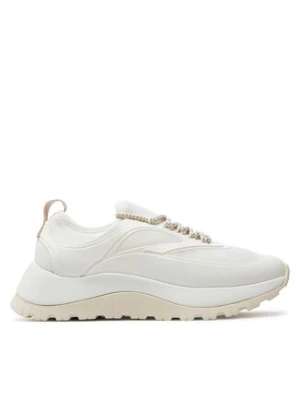 Calvin Klein Sneakersy Runner Lace Up Caging HW0HW01900 Biały